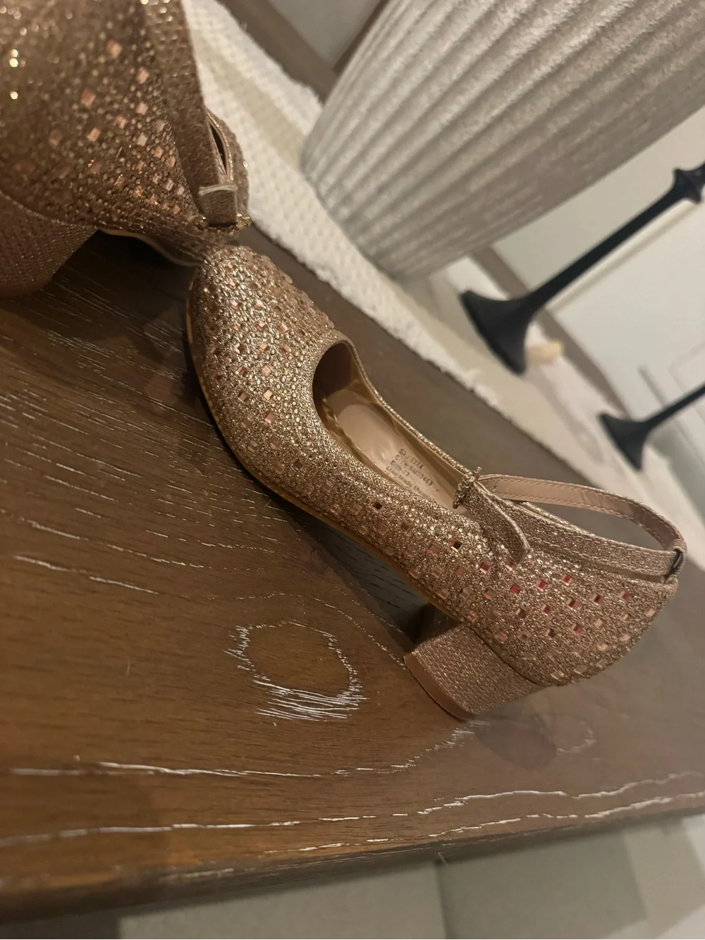 Badgley Mischka sparkling rose
